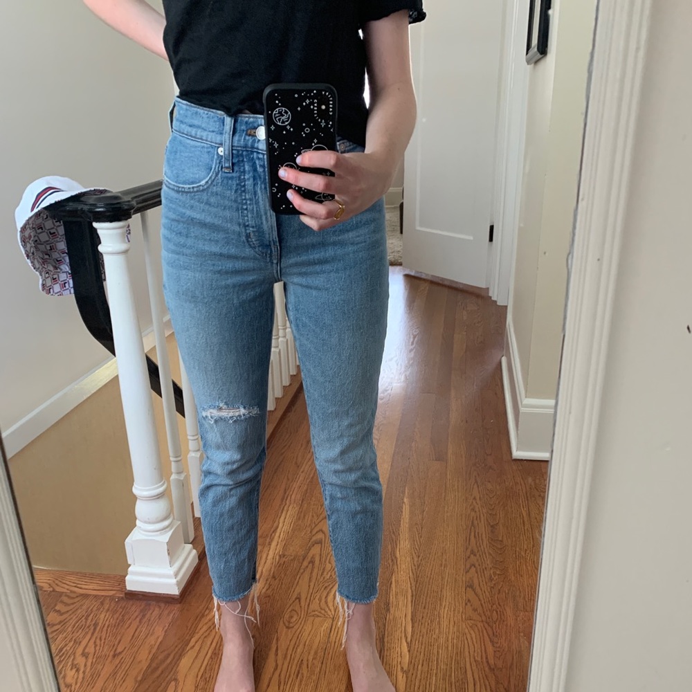 Madewell straight leg jeans